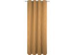 Vorhang ADAM "Uni Collection" Gr. 3, gelb (curry), B:145cm H:225cm, Baumwolle (Bio-Baumwolle), Gardinen, Vorhang, aus 100% Bio-Baumwolle