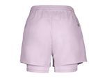 Trainingsshorts RUKKA "Rukka Shorts Makela 2In1", Damen, Gr. 34, EURO-Größen, rosenrot, Stoff, 87% Polyester, 13% Elasthan, Hosen
