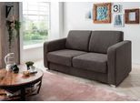 Ecksofa HOME AFFAIRE "Lazio modern und bequem, schmale Armlehnen, tolle Detailverarbeitung", braun (dunkelbraun), B:159cm H:88cm T:87cm, 92% Polyester, 8% Nylon, Sofas, Ecksofa, mit 2 Einzelauszügen als Längsschläfer
