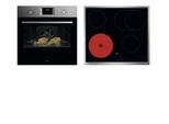 AEG Backofen-Set "HH25BSM", Energieeffizienz: A+, schwarz, Herdsets, Heißluft: Gleichmäßiges Garen auf 3 Ebenen: ideal für Mehrblech‑Backen, Backofen-Set