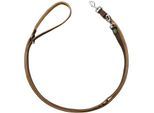 Hunter Verstellbare Führleine Neopren braun/ caramell 2 cm, 2 m