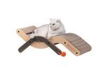 Canadian Cat Company Design-Kratzmöbel Beach Chair braun