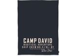 Wohndecke CAMP DAVID "Blue Crew Navy", dunkelblau, B:150cm L:200cm, Polyester, Wohndecken, Wohndecke, gewebtes Label