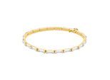 Armband MICHAEL KORS "Schmuck Geschenk Metall PREMIUM", gold (gelbgoldfarben, kristallweiß, kristallweiß), Armbänder, Damen, 16,5cm, Metall, Armband, mit Zirkonia (synth.)