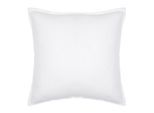 Dekokissen PAD "COLETTE", weiß (ivory, unifarben), B:40cm L:40cm, Obermaterial: 100% Leinen, Dekokissen_Sitzkissen_Kissenhüllen, Made in Europe