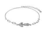 Armband ADELIA´S "Damen Armband aus 925 Silber 17+3 cm", silber, Armbänder, Damen, 20cm, Silber 925 (Sterlingsilber), Armband, Perfekt zum Verschenken an besondere Menschen