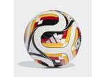 Fußball ADIDAS PERFORMANCE "DFB MINI HOME" Gr. 1, weiß, team power rot 2, collegiate gold, Bälle, 1, 0,4 g, Polyurethane (PU), Fußball WM Deutschland, B:22,3cm H:17,3cm T:22cm