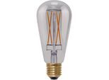SEGULA LED-Leuchtmittel "LED Rustika Long Style smokey grau", grau (rauchgrau), L:145cm Ø:65cm, Leuchtmittel, dimmbar, E27, Rustika Long Style, smokey grau