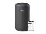 Luftreiniger PHILIPS "PureProtect 3200 Series, Luftreinigungsrate (CADR) 520 m³/h", grau (anthrazit), B:28,5cm H:52cm T:28,5cm, Luftreiniger, Luftreiniger, 3-Schichten-HEPA-Filtersystem, leise