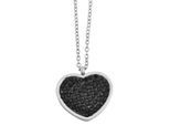 Kette mit Anhänger ADELIA´S "Damen Edelstahl Ankerkette Halskette mit Anhänger Herz", silber (silber, herz), Halsketten, Damen, unbekannt, Edelstahl