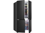 HANSEATIC Multi Door "HCSI19090DBI", Energieeffizienz: D (A-G), schwarz, B:90,5cm H:190,2cm T:59,7cm, Kühlschränke, inkl. 3 Jahre Herstellergarantie