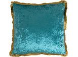 Dekokissen KARE DESIGN "Cannes, Kissenhülle mit Füllung, in zwei Größen", blau, unifarben, B:55cm H:15cm L:55cm, Polyester, Dekokissen_Sitzkissen_Kissenhüllen, stützt Kopf und Nacken angenehm und sorgt für erholsamen Schlaf