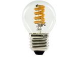 SEGULA LED-Leuchtmittel "LED Golfball Curved klar", Energieeffizienz: G (A-G), transparent, L:72cm Ø:45cm, Leuchtmittel, dimmbar, E27, Golfball Curved klar, Ambient Dimming