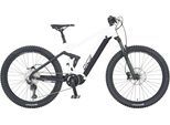 E-Bike PROPHETE "Prophete Dice 5.0" Gr. 48, weiß (weiß, schwarz), Elektrofahrräder, 44cm, 27,5 Zoll (69,85cm), E-Bike, Pedelec, Elektrofahrrad für Damen u. Herren, MTB