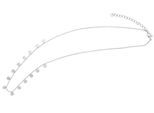 Kette ohne Anhänger ADELIA´S "Damen Halskette aus Edelstahl 40+5", silber, Halsketten, Damen, 45cm, Edelstahl, Schöne Geschenkidee zum Muttertag
