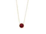 Kette mit Anhänger ADELIA´S "Damen Edelstahl Halskette mit Anhänger", gold, Halsketten, Damen, unbekannt, Edelstahl