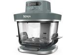NINJA Heißluftfritteuse "CRISPi PRO 7-in-1 Glas-Air-Fryer - Beige AS101EULG", grau, B:30,5cm H:33,2cm T:29,8cm, Fritteusen, 7 Kochfunktionen, Vorbereitung, Zubereitung + Aufbewahrung von Speisen, Topseller