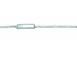 ID Armband ADELIA´S "14 cm ID - Armband 925 Silber", silber, Armbänder, Damen, 14cm, Silber 925 (Sterlingsilber), Silberarmband