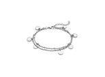 Armband LIEBESKIND BERLIN, edelstahlfarben, Armbänder, Damen, 20cm, Edelstahl, glänzend, Armband