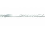 ID Armband ADELIA´S "21 cm ID - Armband 925 Silber", silber, Armbänder, Damen, 21cm, Silber 925 (Sterlingsilber), Silberarmband