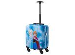 Kinderkoffer SAMSONITE "DAYDREAM DISNEY, Frozen Magic", Kinder, Gr. B/H/T: 33cm x 45cm x 20cm 24 l, frozen magic, Polycarbonat, Koffer, mit arretierbarem und versenkbarem Druckknopf-Trolleysystem