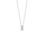 Kette mit Anhänger ADELIA´S "Damen Edelstahl Halskette mit Anhänger unbekannt cm", silber, Halsketten, Damen, unbekannt, Edelstahl