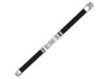 Armband ADELIA´S "Unisex Armband aus Silikon 21 cm", schwarz, Armbänder, Damen, 21cm, Synthetik, Armband, Ideal als Geschenk zum Jubiläum