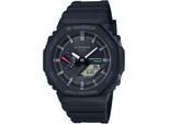 Smartwatch CASIO G-SHOCK "GA-B2100", schwarz (schwarz, bunt, schwarz), Smartwatches, Herren, Smartwatch, Solaruhr, Armanduhr, Herrenuhr, Bluetooth, bis 20 bar wasserdicht