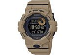 Smartwatch CASIO G-SHOCK "GBD-800", braun (schlamm, schwarz, hellbraun), Smartwatches, Herren, Smartwatch, Quarzuhr,Armbanduhr,Herrenuhr,Schrittzähler,bis 20bar wasserd.digital