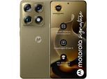 MOTOROLA Smartphone "Signature", Energieeffizienz: A, pantone martini olive, 512 GB, Mobiltelefone, Super-HD+-Display, Corning Gorilla Glass Victus2, 90W-TurboPower, Smartphone