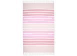 Hamamtuch EGERIA "Mai", pink, B:100cm L:178cm, Hamam Frottier, Baumwolle, Handtücher, 100x178 cm