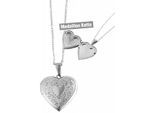 Kette mit Anhänger ADELIA´S "Damen Edelstahl Halskette mit Anhänger", silber, Halsketten, Damen, unbekannt, Edelstahl