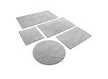 Badematte WECON HOME BASICS "Erik", grau (licht grau), H:20mm, Baumwolle, Badematten, Badematte, waschbar, rutschfest, sehr weich, strapazierfähig, pflegeleicht