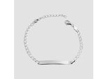 Armband ADELIA´S "Unisex Armband – Panzerarmband aus 925 Silber 14+3 cm", silber, Armbänder, Damen, 17cm, Silber 925 (Sterlingsilber), Armband, Schöne Geschenkidee zum Geburtstag
