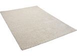 Teppich SANSIBAR "Munkmarsch Uni", beige (creme), B:190cm H:20mm L:290cm, Polyester, Teppiche, Teppich, meliert, 100% Polyester, besonders weich, Wohnzimmer, Schlafzimmer