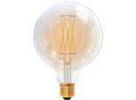 SEGULA LED-Leuchtmittel "LED Globe 125 gold", Energieeffizienz: G (A-G), gold, L:180cm Ø:12,5cm, Leuchtmittel, LED Globe 125 gold, E27, 5W, CRI 90, dimmbar
