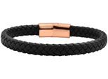 Armband ADELIA´S "Damen Armband – Textilarmband aus Leder 20 cm", silber, Armbänder, Damen, 20cm, Leder, Armband, Eine schöne Geschenkidee für jeden Anlass
