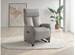TV-Sessel SIT & MORE "Cremona Comfort Plus", light grau, B:87cm H:121cm T:89cm, Sessel, TV-Sessel, bis 200 Kg belastbar, mit Herz-Waage Funktion