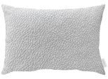 Dekokissen APELT "Toulouse", hellgrau, unifarben, B:45cm H:10cm L:35cm, Chenille, Polyester, Dekokissen_Sitzkissen_Kissenhüllen, Chenille mit 3D Effekt