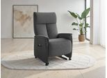 TV-Sessel SIT & MORE "Cremona Comfort Plus", anthrazit, B:87cm H:121cm T:89cm, 100% Polyester, Sessel, TV-Sessel, bis 200 Kg belastbar, mit Herz-Waage Funktion