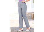 Schlupfjeans CASUAL LOOKS, Damen, Gr. 24, Kurzgrößen, grau, 96% Baumwolle, 4% Elasthan, unifarben, lang, Jeans Schlupfjeans