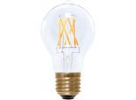 SEGULA LED-Leuchtmittel "LED Glühlampe klar", Energieeffizienz: G (A-G), transparent, L:115cm Ø:60cm, Leuchtmittel, dimmbar, E27, Glühlampe klar