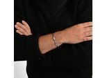 Armband ADELIA´S "Unisex Armband aus Edelstahl 19 cm", silber, Armbänder, Damen, 19cm, Edelstahl, Armband, Schöne Geschenkidee zum Weihnachten
