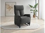 TV-Sessel SIT & MORE "Cremona Comfort Plus", dunkelgrau, B:87cm H:114cm T:89cm, 100% Polyester, Sessel, TV-Sessel, bis 200 Kg belastbar, mit Herz-Waage Funktion