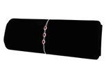 Armband ADELIA´S "Damen Armband aus 925 Silber mit Zirkonia 17+3 cm", rot (silber), Armbänder, Damen, 20cm, Silber 925 (Sterlingsilber), Armband, Perfekt als Geschenk für besondere Menschen