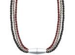 Raffhalter GERSTER "Jana" Gr. 1, bunt (rot, grau, schwarz), B:1,5cm H:65cm L:5cm Ø:68cm, Mischgewebe, Raffhalter, Raffhalter, Mit Magnetverschluß