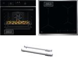 AEG Backofen-Set "HH24BSPIL", Energieeffizienz: A+ (A+++-D), schwarz, Herdsets, AirFry: knusprige Ergebnisse mit wenig oder ohne Öl, Made in Germany