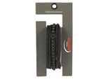 Armband ADELIA´S "Herren Armband – Lederarmband aus Leder 23 cm", schwarz, Armbänder, Herren, 23cm, Leder, Armband, Ideal zum Verschenken – schlicht und stilvoll