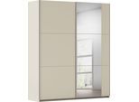 Schwebetürenschrank RAUCH "Kleiderschrank Schrank Garderobe AURELIO", beige (beige (champagner)), B:175cm H:210cm T:59cm, Holzwerkstoff, Schränke, Schwebetürenschrank, zeitloses Design, viele Farben, Breiten 175/218/261 cm MADE IN GERMANY