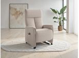 TV-Sessel SIT & MORE "Cremona Comfort Plus", beige, B:87cm H:116cm T:89cm, 100% Polyester, Sessel, TV-Sessel, bis 200 Kg belastbar, mit Herz-Waage Funktion